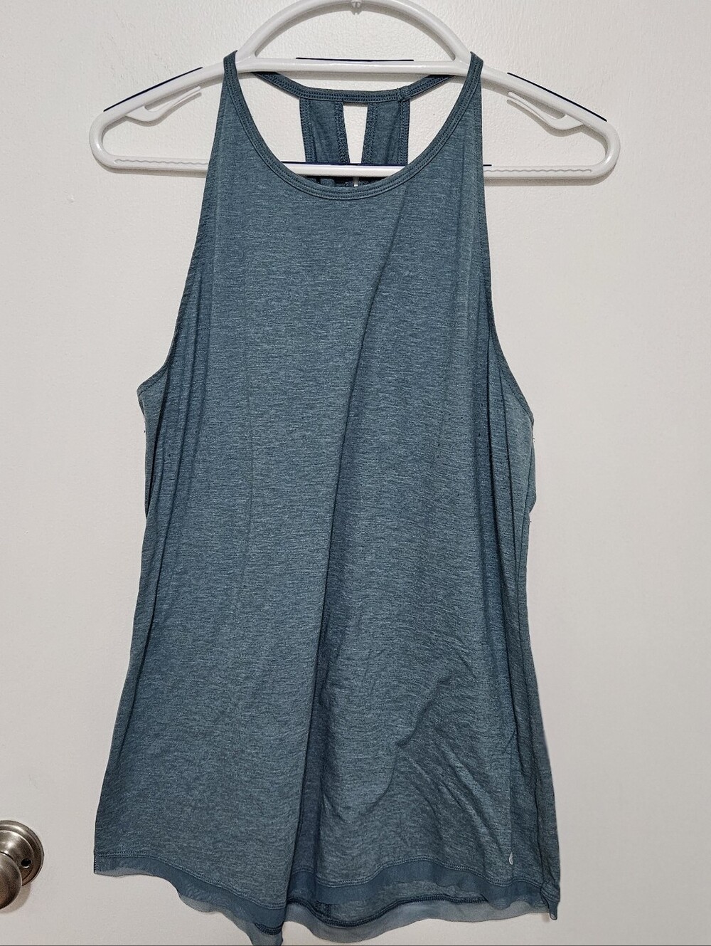 Apana‎ Women's Sleeveless High Neck Tank Top - Teal Size Large